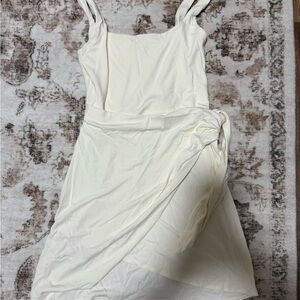 Wilfred Cream Wrap Dress